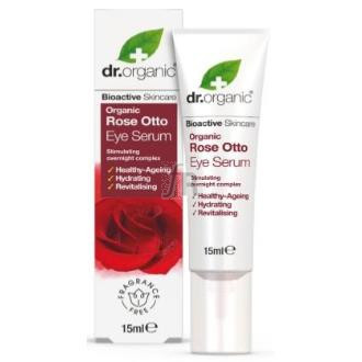 Dr. Organic Serum Contorno De Ojos Rosa De Damasco 15Ml.