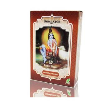 Radhe Shyam Henna Polvo Castańo Oscuro 100 G