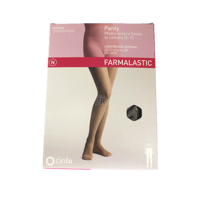 Panty Comp Normal 140 Den Farmalastic Negro T- G