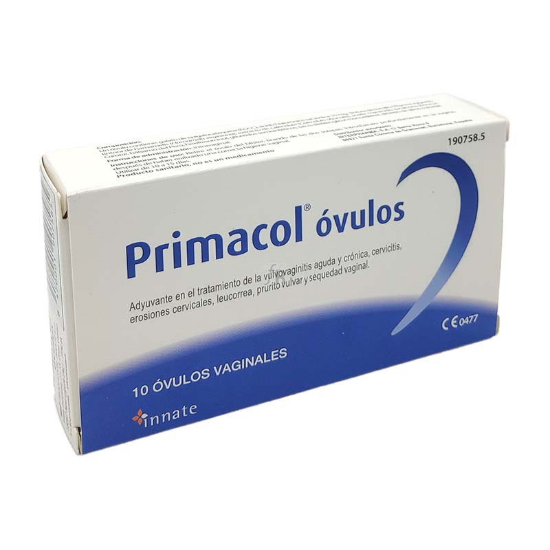 Primacol Óvulos 10 Unidades