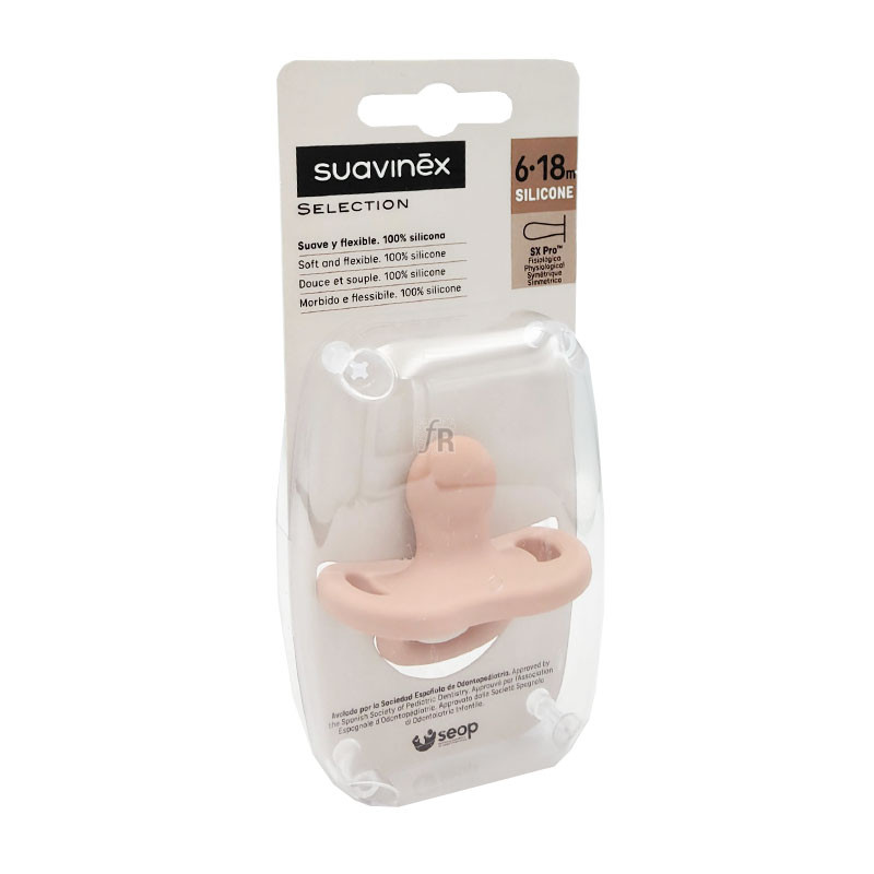 Chupete Silicona Fisiologico Suavinex Todosilicona 6-18 Meses 1 Unidad