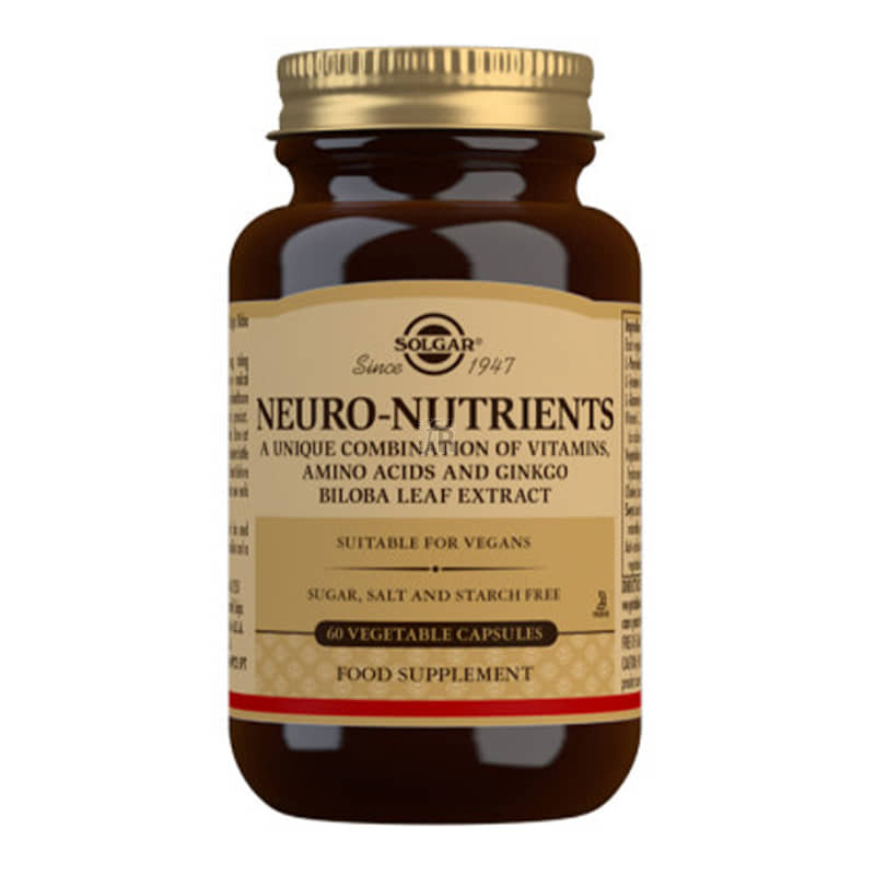 Solgar Neuro Nutrientes 60 Cápsulas Vegetales 