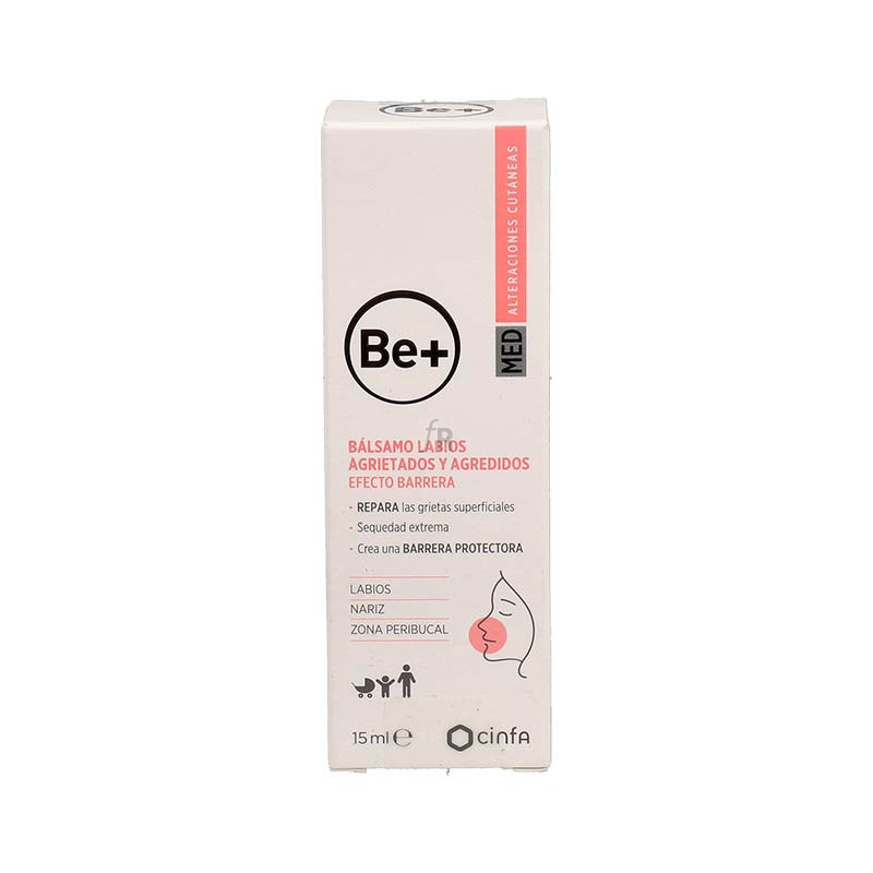 Be+ Med Balsamo Labios Agrietados Nariz Y Zona Peribucal 1 Tubo 15 Ml