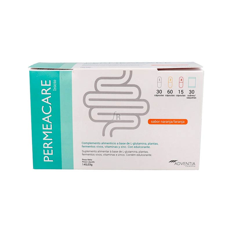 Permeacare Inicio 30 Capsulas+60 Capsulas+15 Capsulas+30 Sobres