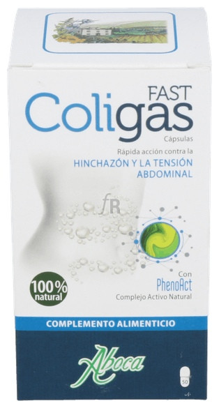 Aboca Coligas Fast 50 Cápsulas - Farmacia Ribera