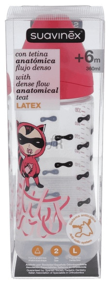 Biberon 0 Bpa Pp Boca Ancha 6+ Latex Anatomica