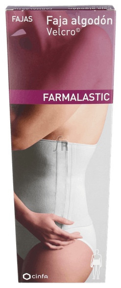 Faja Farmalastic Velcro T-1 Beig