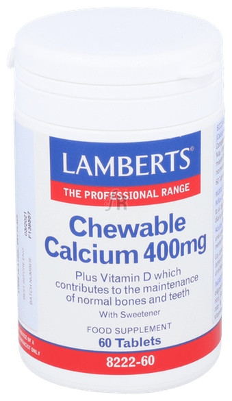 Lamberts Calcio 60 Comp Masticable 400Mg 