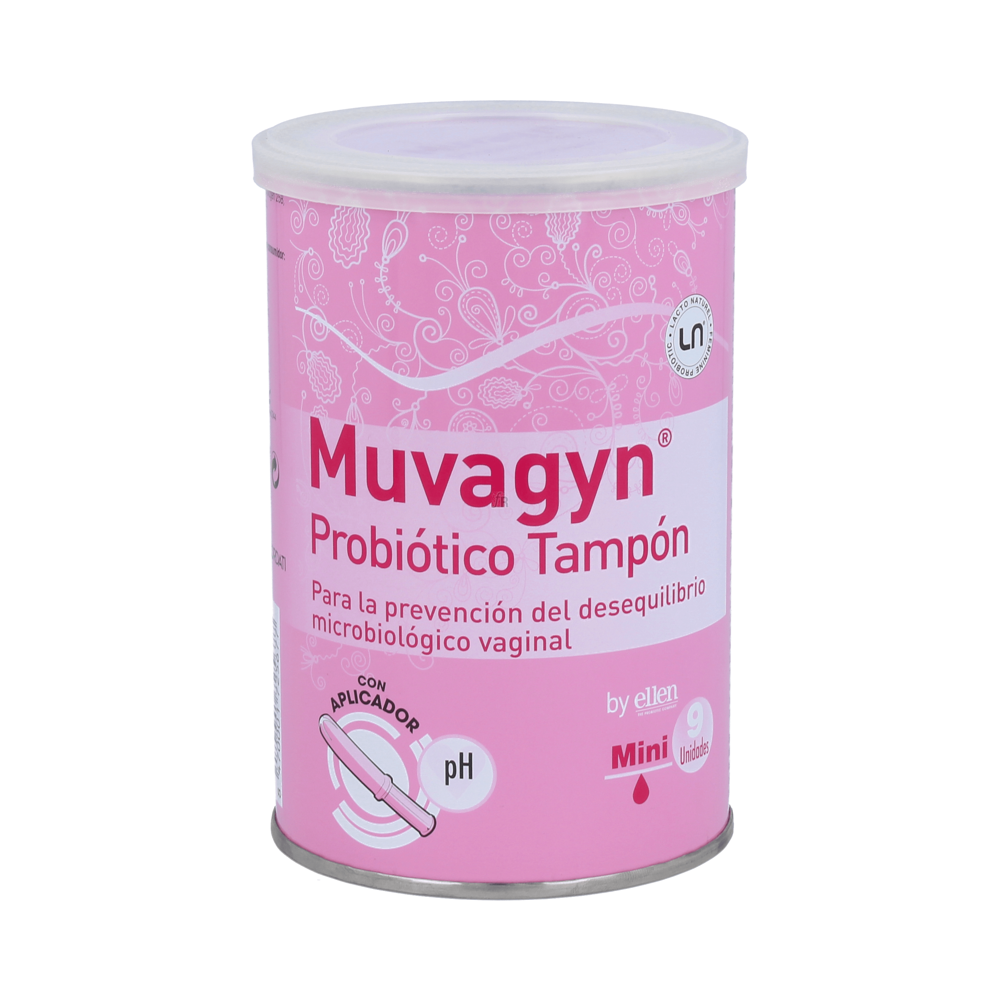 Muvagyn Probiotico Tampon Mini C/Apl9 Uni