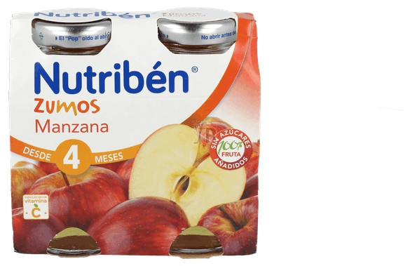 Nutriben Zumo Manzana 130 Ml 2 U