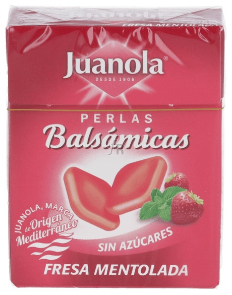 Perlas Juanola Fresa Mentolada 25 G