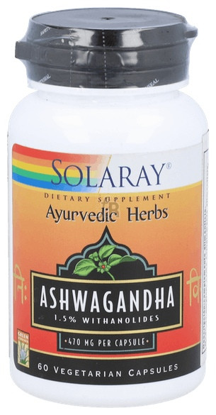 Solaray Ashwagandha 60 Cápsulas