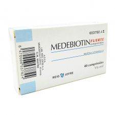 Medebiotin Fuerte 5 Mg 40 Comprimidos